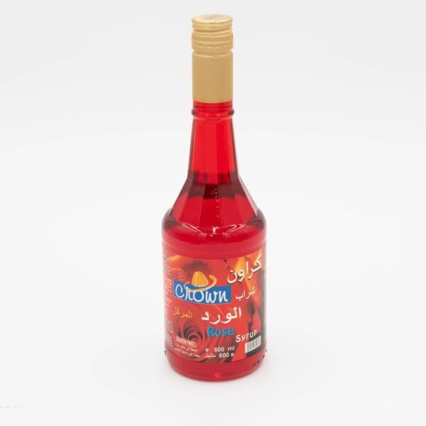 Crown Rose Syrup 600ml/12pk